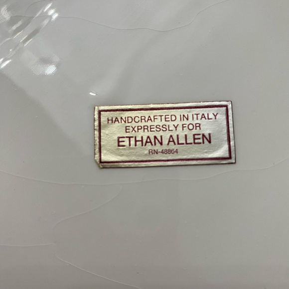 Made for Ethan Allen Ceramic Italian Made Ceramic Dish with Sheep on Exterior - Picture 13 of 15